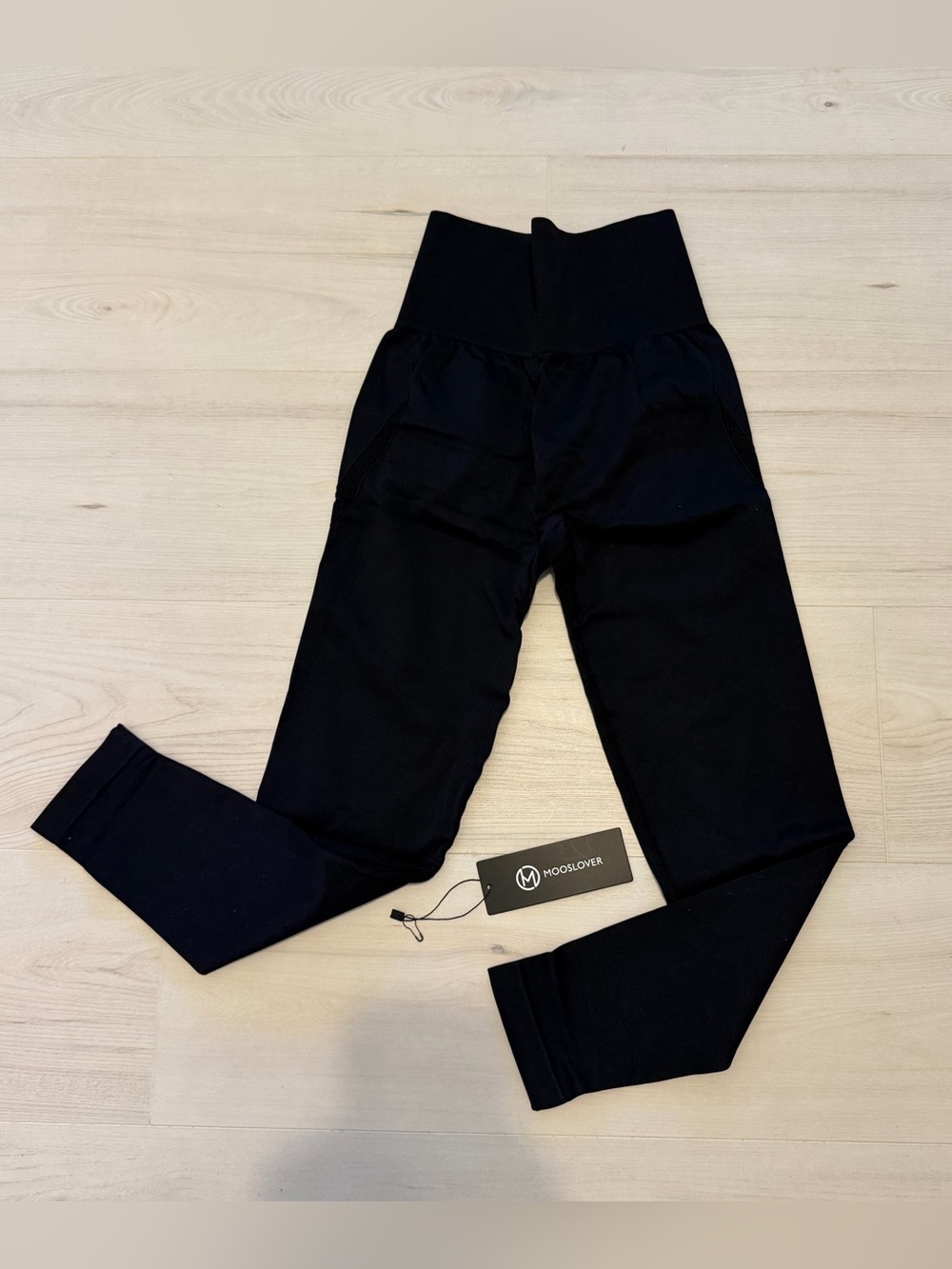Mooslover Black High-Waist Leggings for Women